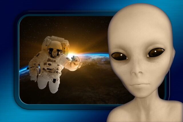 (Beispielbild) Alien All Weltall